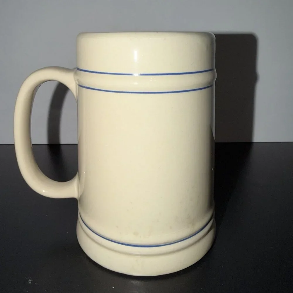 Vintage Class Of‎ 1988 Tankard Coffee Cup Mug Beer Stein Blue Beige Gen X